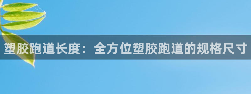 尊龙d88现金关注ag发财网：塑胶跑道长度：全方位塑胶跑道的规格尺寸