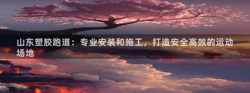 尊龙网页：山东塑胶跑道：专业安装和施工，打造安全高效的运动
场地