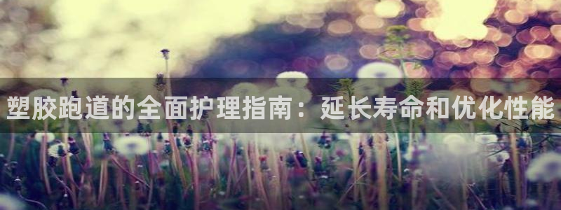 z6尊龙凯时：塑胶跑道的全面护理指南：延长寿命和优化